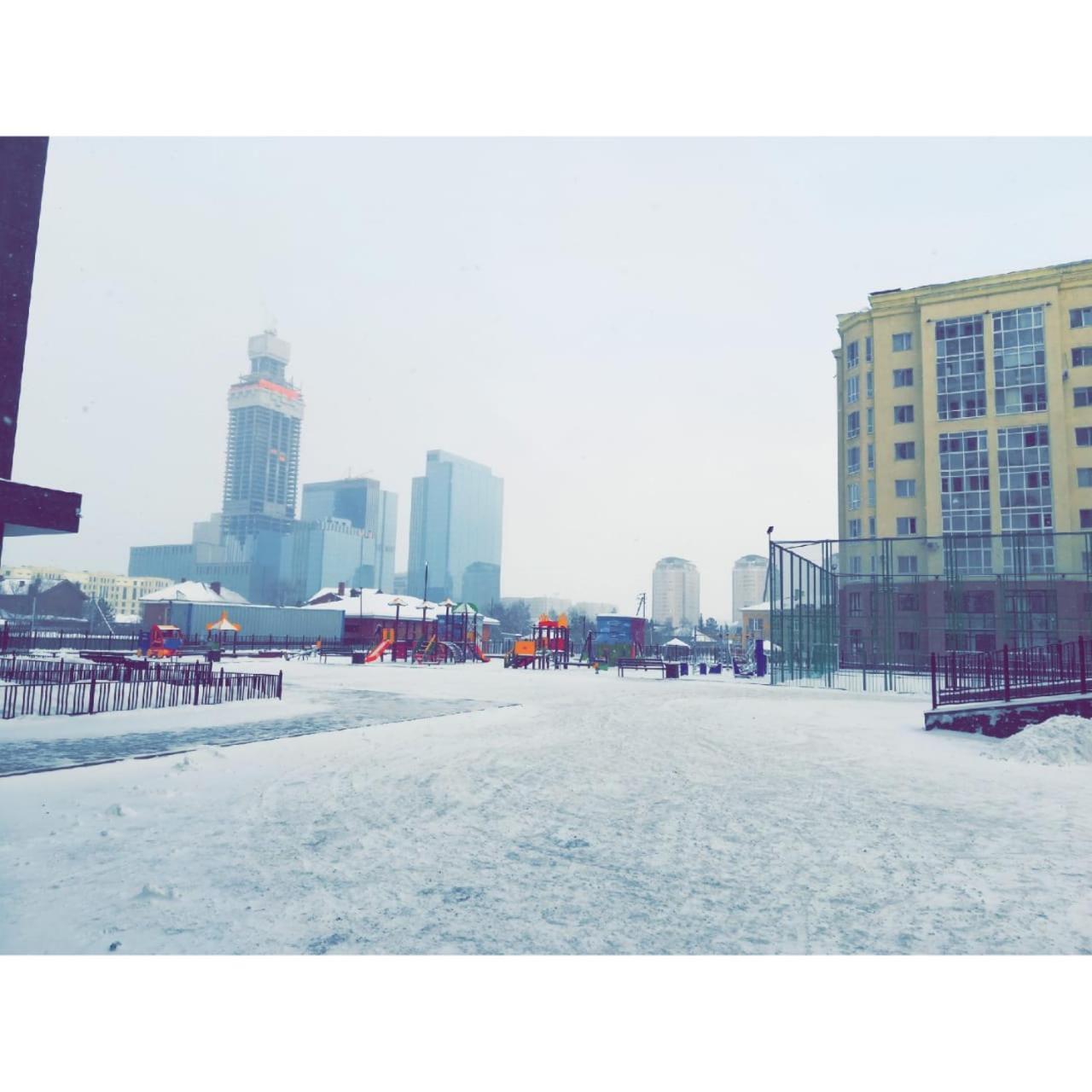 Best Apartment On Sauran Towers Astana Exteriör bild